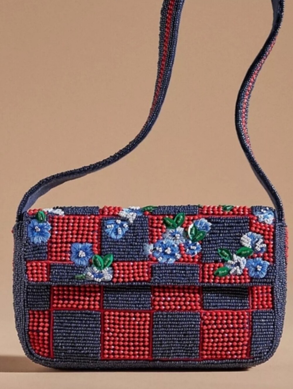 🌼 NWT Anthropologie Fiona beaded purse